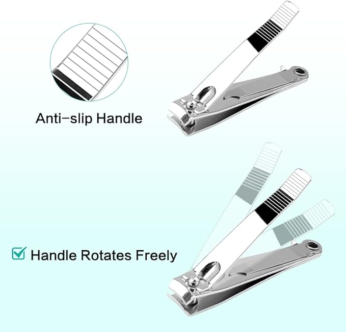 Nail clippers, 12pcs toenail fingernail