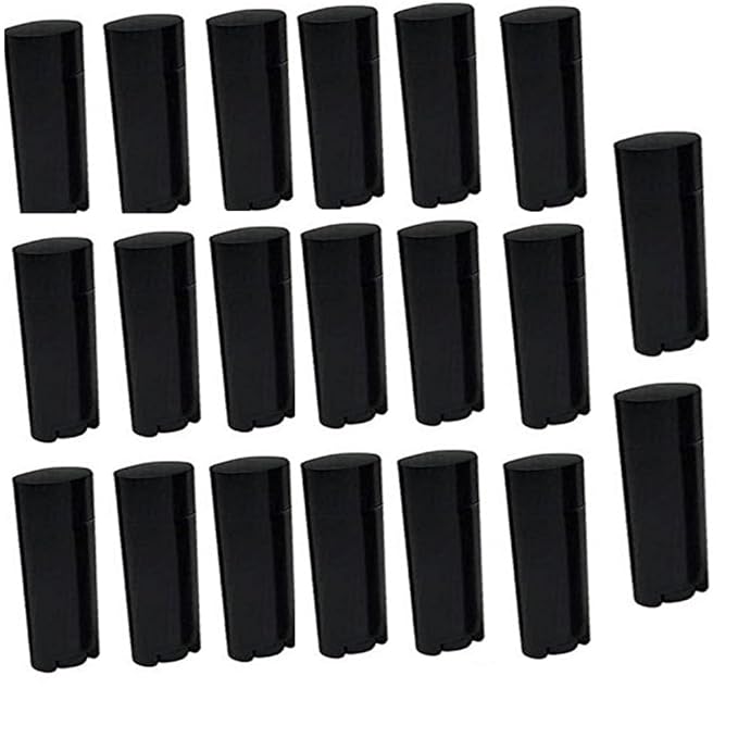4.5g 0.15oz Empty Refillable Plastic DIY Black)