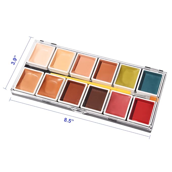 Alcohol Activated Makeup Palette for FX Makeup