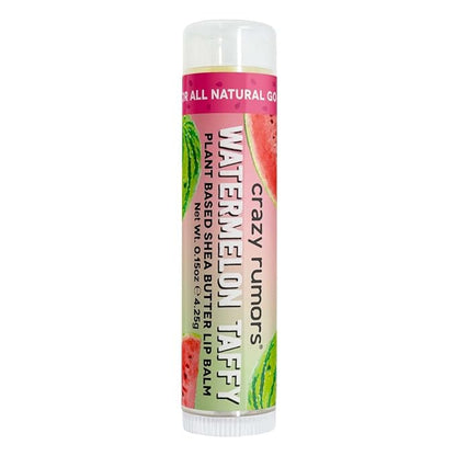 Crazy Rumors Watermelon Taffy Lip Balm. Plant-Based,