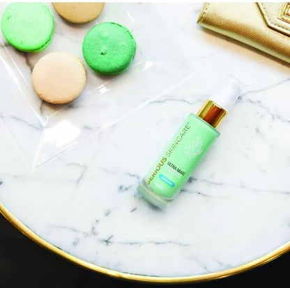 Serious Skincare Ultra-Mare Pure Marine Infusion Facial Serum - Encourages Collagen Production, Cell Turnover and Plumper Skin - Niacinamide - Acid Free - Concentrated 2 oz.