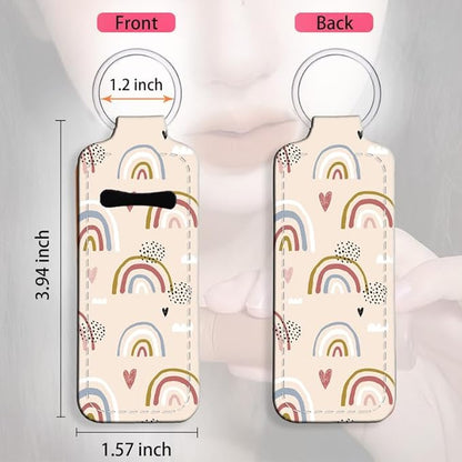 Chapstick Holder Keychain Holder Neoprene Lip Balm Lipstick