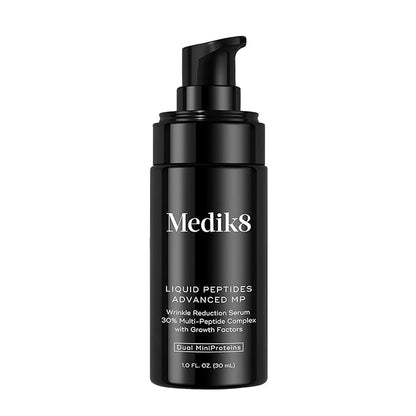 Medik8 Liquid Peptides Advanced MP - Peptide Serum - Face Serum for Wrinkle Reduction - Hydrating Serum Supports Collagen, Hyaluronic Acid - 1 oz