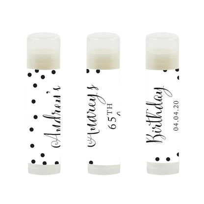 Andaz Press Personalized Milestone Birthday Party Black