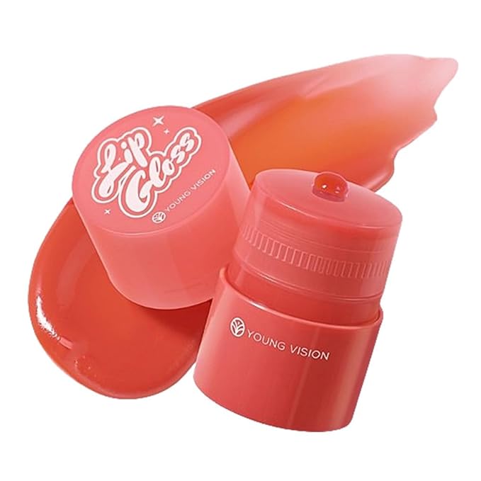 Tinted Lip Balm, Twist Dispenser Hydrating Lip Gloss, Lightweight, Shiny Melting Lip Gloss, Comfortable, Non-Sticky, Lip Mask Friendly(04#)