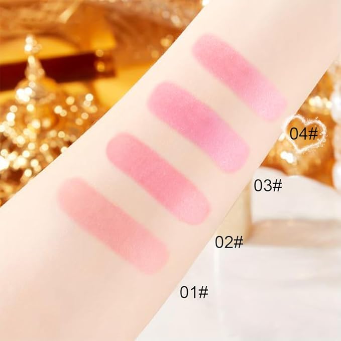 BINGBRUSH Clear Crystal Color Changing PH Lipstick,Rich in Vitamin E for All-Day Moisture,Gold Foil Long Lasting Moisturizer Waterproof Discoloration (04#)