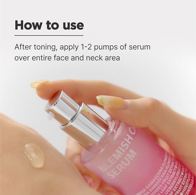 ISOI Blemish Care Up Serum Special Kit, 5-Step Korean Skin Care Set for Hydration & Radiance, Travel Size Gift Set (Serum, Tonic Essence, Cream, Pad, Mask)