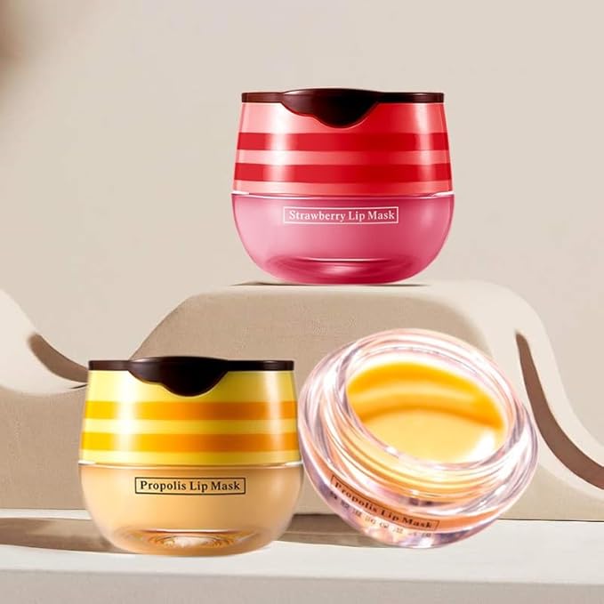 4 Pcs Bee Lip Balm Lip Lines.