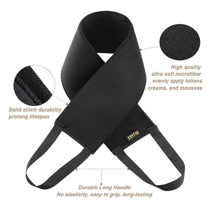 Self Tanning Mitt Applicator - EVYTTA 3 Set Self Tanner Mitt Applicator with Tanning Glove for Self Tan, Back Applicator, Mini Tanning Mitts Self Tanner Mit, Self Tan Mitt Applicator, Self Tan Mit