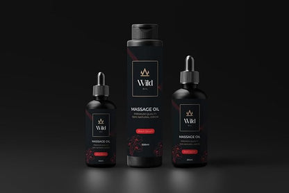 Libido Black Opium Luxurious Lavender Massage Oil Mineral, Grape Seed, Jojoba & Lavender Skin Moisturization Hair Nourishment Hydration, Elasticity, Vegan & Natural (250ml)