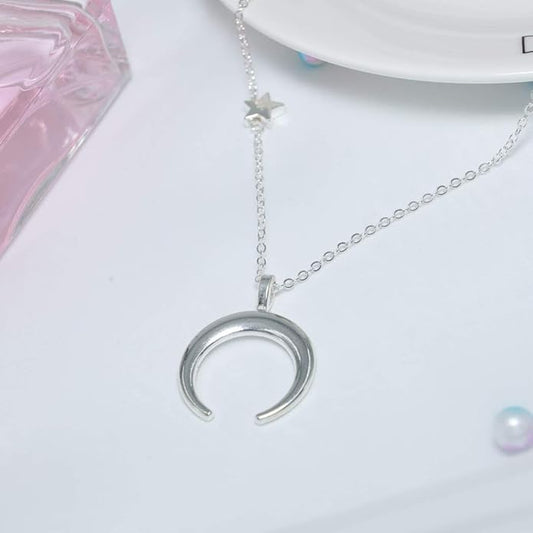 Bohemia Necklace with Pentagram Crescent star