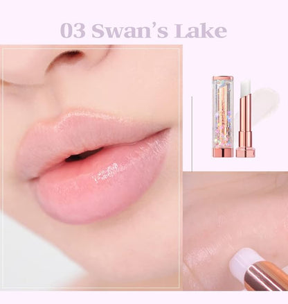 Sparkle Cute Lip Balm, Color Changing, Lake