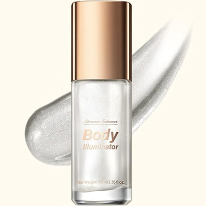 Moisturizing Body Luminizers 5 Colors Smooth and Shimmer 01 Sliver) 40ml