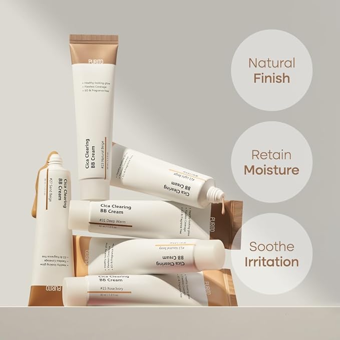 PURITO Cica Clearing BB Cream #21 Light Beige 30ml