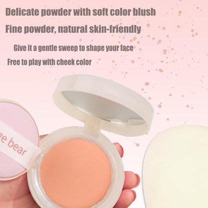 Silky Matte Blush,Blush Powder for Cheeks,Long-Lasting, Natural Look,