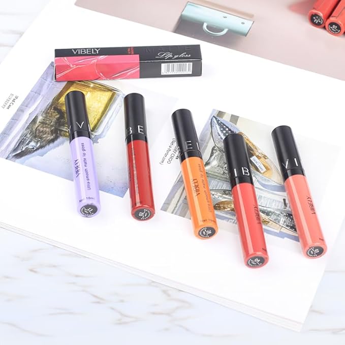 10-color matte non-stick cup lip glaze non-decolorizing brown non-stick