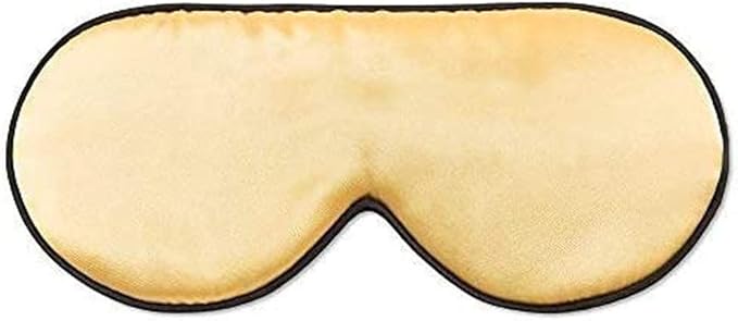 Eye See Sleep Eye Mask - Eye Covers for Sleeping to Ensure A Good Nights Rest - Comfortable Eyemask Lays Softly On Your Eyes - Use as Travel Eye Mask - Gold