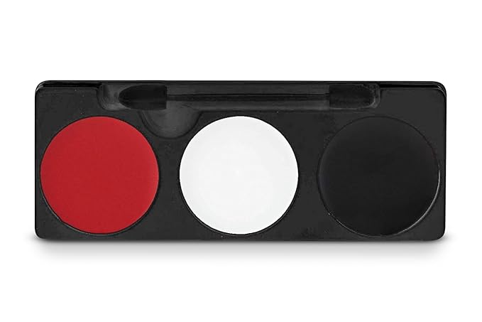Mehron Makeup Tri-Color Character Makeup Palette | Halloween, 7 oz