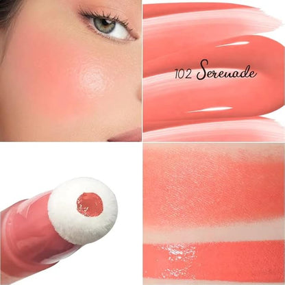 Blush Beauty Wand, Liquid Face Blush Contour Wand Cheek,102 Coral