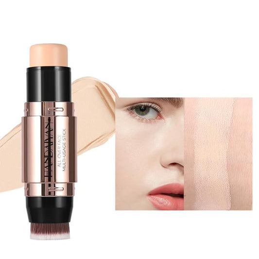 8 Colors Cream Contour Sticks Makeup Kit, Dual-Ended Concealer (01#)