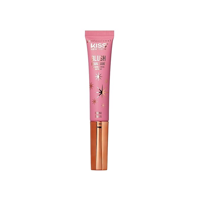 Kiss New York Professional Pearl Liquid Blush Beauty (Daring Dahlia)
