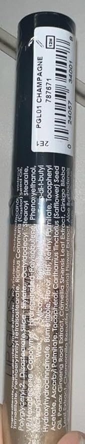 Palladio Lip Gloss, Non-Sticky Lip Gloss, Contains Vitamin E and Aloe, Offers Intense Color and Moisturization, Minimizes Lip Wrinkles, Softens Lips with Beautiful Shiny Finish, Champagne