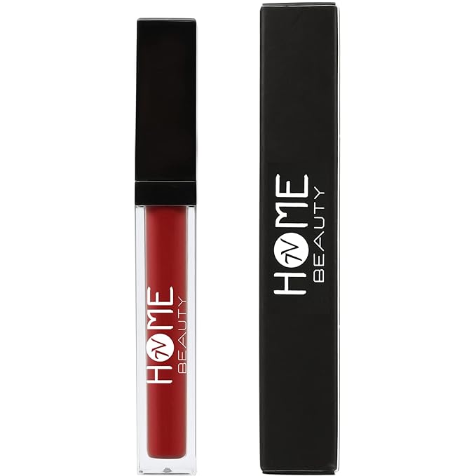 Matte Red Liquid Lipstick, Long Lasting High Pigmented Lipstick, 5ml