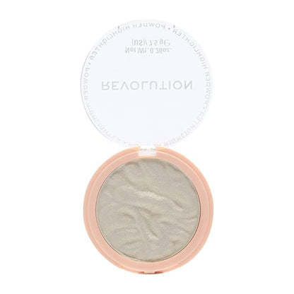 Revolution Beauty, Reloaded Pressed Powder Highlighter, Intensely Pigmented 0.22 Oz