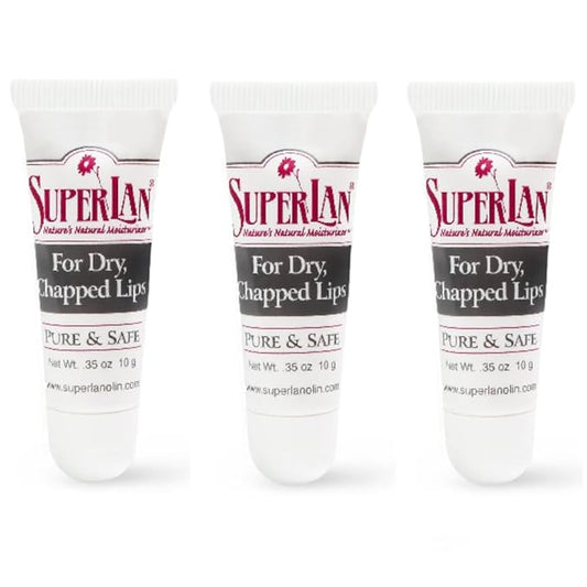 Organic Lanolin Lip Balm For Dry,