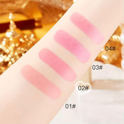 BINGBRUSH Clear Crystal Color Changing PH Lipstick,Rich in Vitamin E for All-Day Moisture,Gold Foil Long Lasting Moisturizer Waterproof Discoloration (02#)