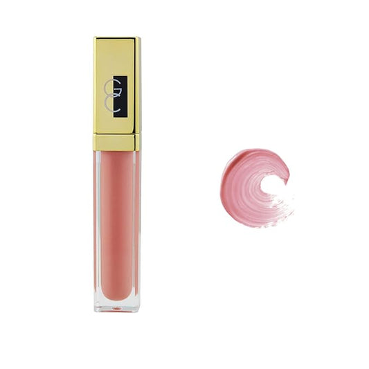 Gerard Cosmetics Color Your Smile Lip Gloss Butter Cream | Super Pigmented Pink Lip Gloss with LED Light and Mirror | Shiny Finish | Hydrating Liquid Lip Color | Cruelty Free and Made in USA
