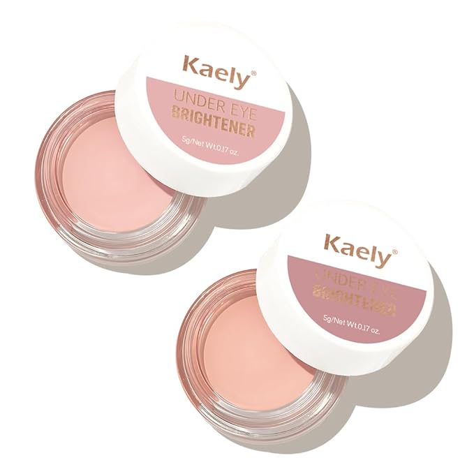 evpct 2Pcs under Eye Brightener, Nourishing Luminous under & 06#