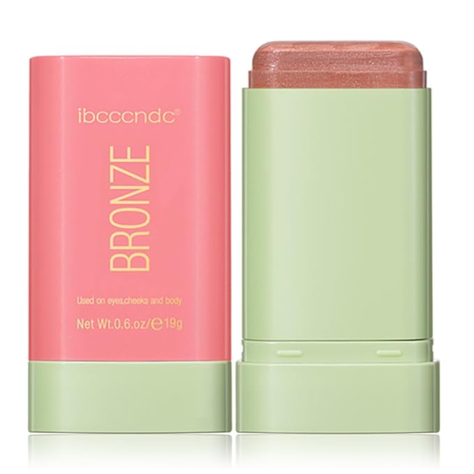 Multi-Use Makeup Blush Stick, Cream Blush Stick, Tinted (1#Warm Glow)