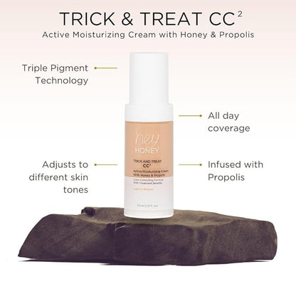 Hey Honey Trick and Treat CC² Cream SPF (Tan Tone) 1 oz