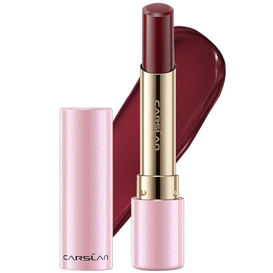 Moisturizing Creamy Lipstick, Long-lasting High Pigmented Lip Color, Smooth, Hydrating, Dark Red, 15