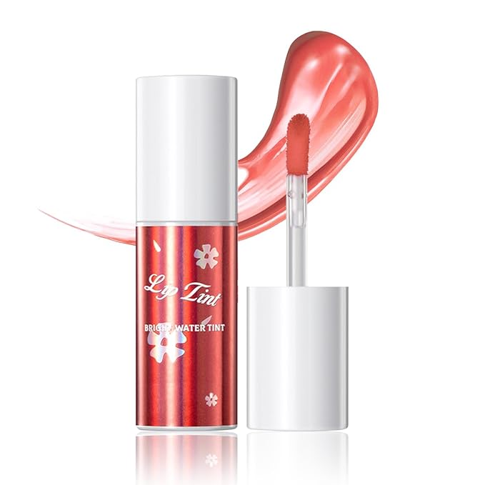 Lip Gloss Set,Moisturizing Lip Stain Plumping Lip Tinted Gloss