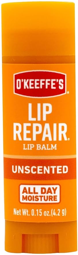 O'Keeffe's Unscented Lip Repair Lip Balm Lips,