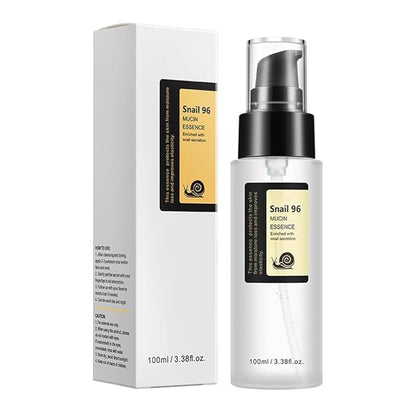 Advanced Snail Mucin 96% Power Repairing Essence, Snail Mucin 96% - Anti-Aging Serum, With Snail Secretion Filtrate For Dull (01)