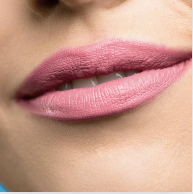 Hickey Lipstick Light Pink Refillable Lipstick - Moisturizing And Long Lasting, Gluten Free, Vegan And Organic, Highly Pigmented With Velvet Finish