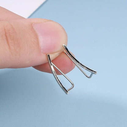 Boho Bar Ear Climber Earrings Gold