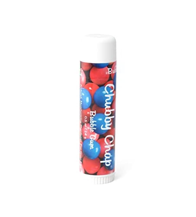 Three (3x) Large Jumbo Chapstick Natural Gum)