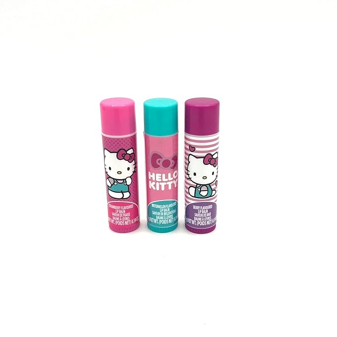 Hello Kitty 3pk Lip Balm Set