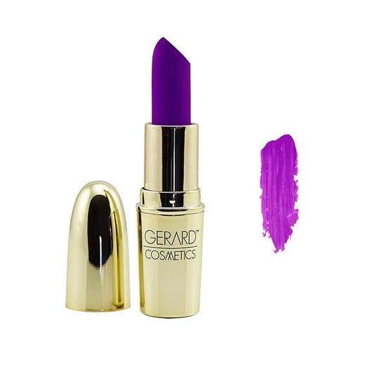 Gerard Cosmetics Lipstick Grape Soda | Purple Lipstick with Comfort Matte Finish | Highly Pigmented, Smooth Formula with Hydrating Ingredients | Cruelty & Made in USA