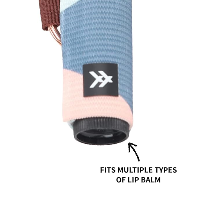 Thread Wallets Lip Balm Holder Keychain, Lip Gloss