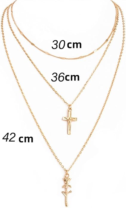 Boho Layered Necklace Choker Vintage Gold