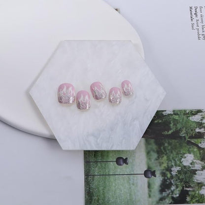 2pcs Nail Art Palette, False Nail Tips Display