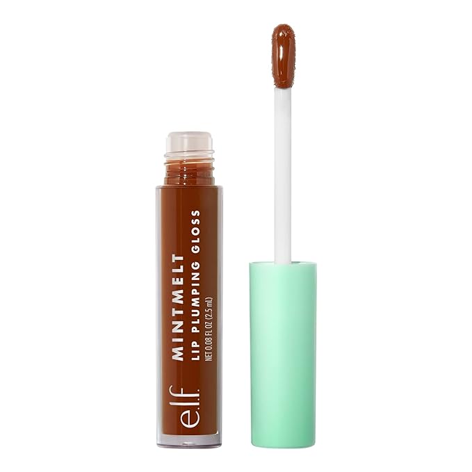 e.l.f. Mint Melt Lip Gloss, High-shine, Hydrating Lip Gloss,