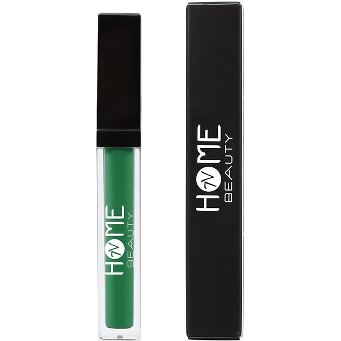 Green Matte Liquid Lipstick, Long Lasting High Pigmented Lipstick, 5ml