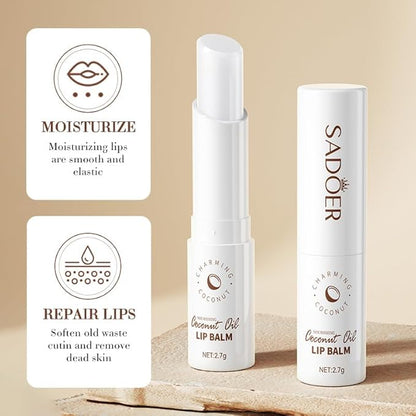 SADOER Coconut Oil Natural Moisturizing Lip