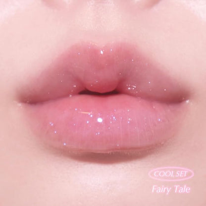 Keep In Touch Jelly Plumper Tint: Tea & Twinkle | Non-Sticky, Long-Lasting Lip Gloss | Vegan and Cruelty-Free Korean Lip Tint (Fairy Tale)